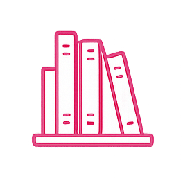 Growing library icon